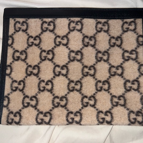 Gucci zipped pouch GG wool - Picture 5 of 16
